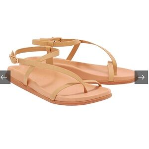 Ancient Greek Aimilia Natural Leather Sandals